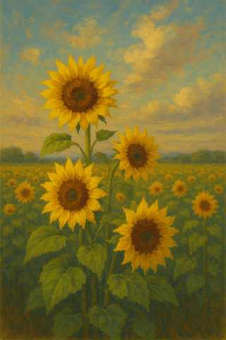 Sunflowers in a Mason Jar – A Cheerful Still Life Subject