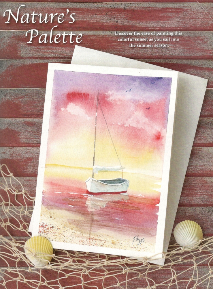 Sailboat Watercolor Card