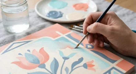 Achieve Seamless Transitions: Mastering Smooth Paint Blending in Folk Art