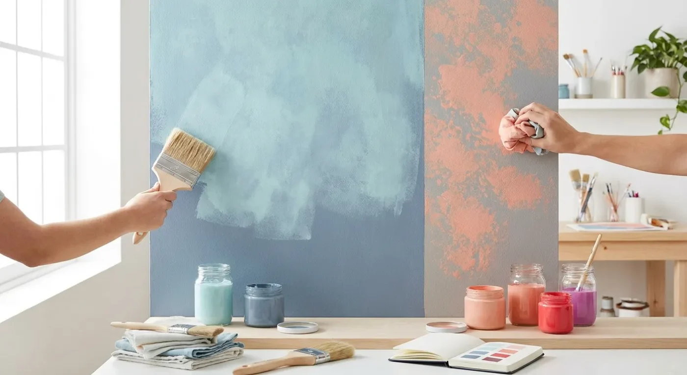 Achieve Textured Paint Finishes: Limewash & Rag Rolling Guide