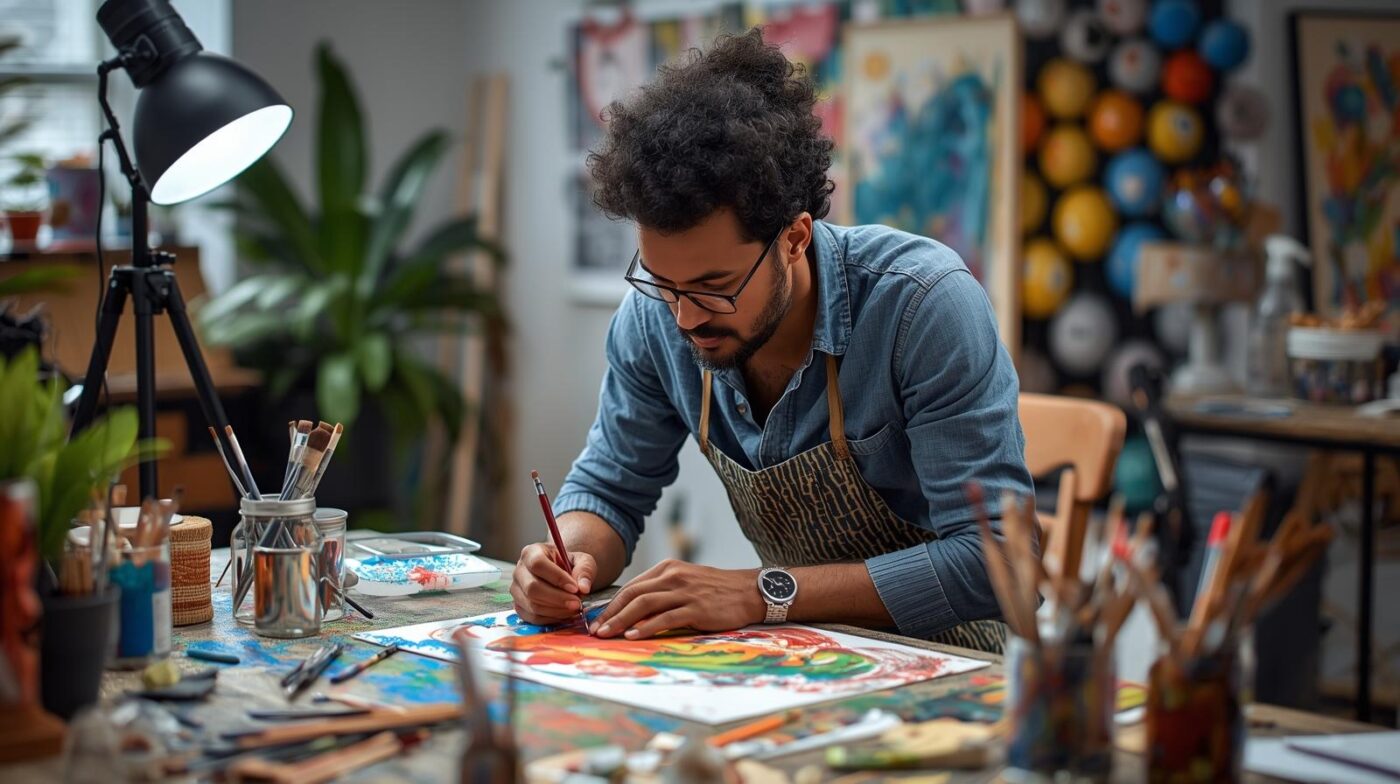 Artist Communities Confidence for Better Painting Skills