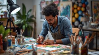 Artist Communities Confidence for Better Painting Skills