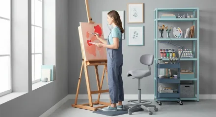 Craft Your Comfort: Setting Up an Ergonomic Home Painting Studio