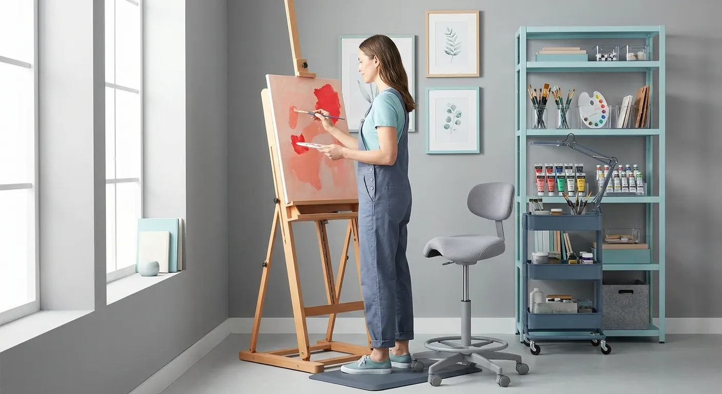 Craft Your Comfort: Setting Up an Ergonomic Home Painting Studio
