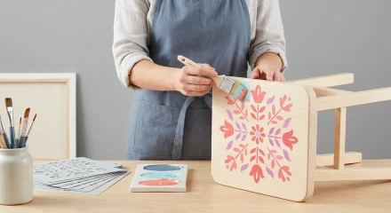 Detailing with Precision: Simple Stenciling Techniques for Folk Art