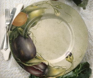 eggplant parmesan plate