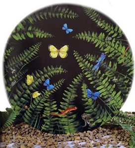 Ferns with Insects and Creatures Tray