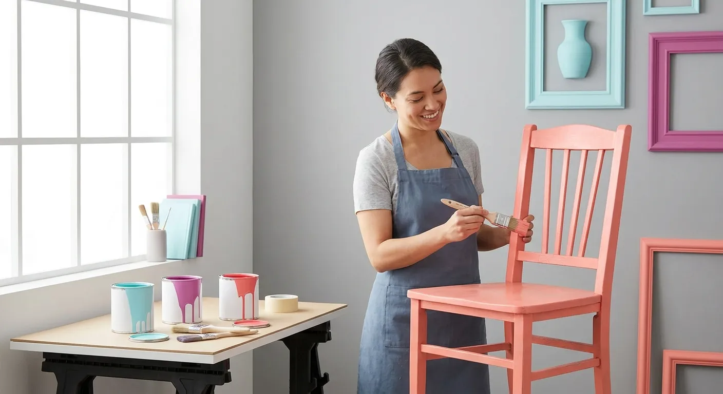 From Drab to Fab: Upcycling Everyday Objects with Decorative Paint