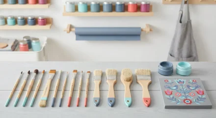 Mastering Your Tools: Essential Folk Art Painting Brushes and Surfaces
