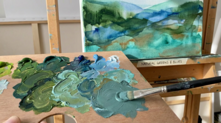 Mixing Natural Greens Blues for Realistic Landscapes