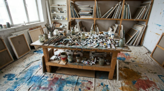 Organize Painting Studio to Clarify Your Artistic Style