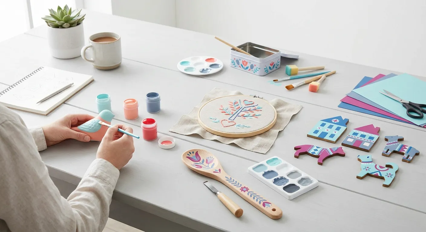 5 Easy Folk Art Projects for Weekend Crafters
