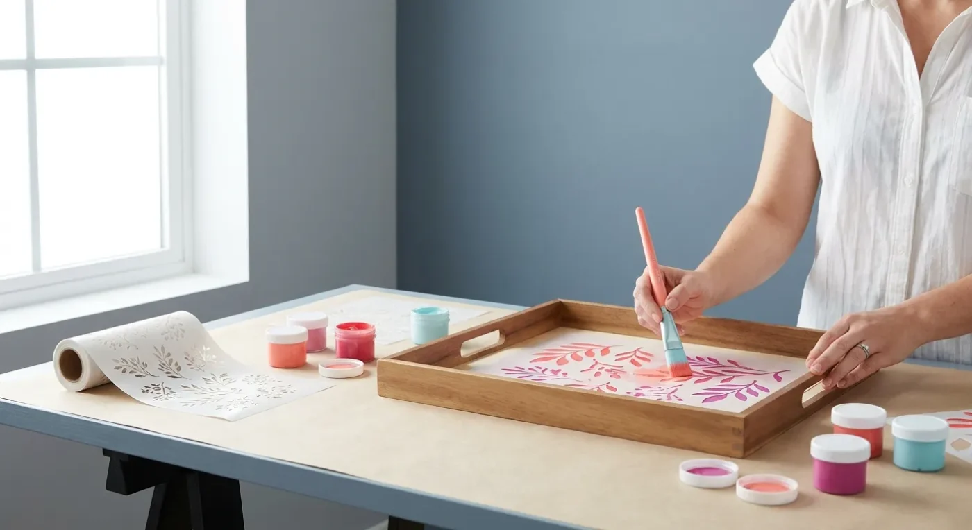 Adding Detail with Decorative Painting Stencils