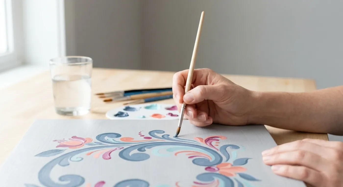 Mastering Rosemaling Strokes: Your Beginner’s Guide to Norwegian Folk Art