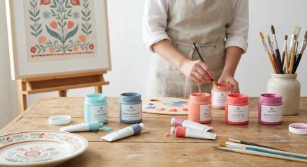 Picking Your Palette: Choosing the Right Paint for Your First Folk Art Project