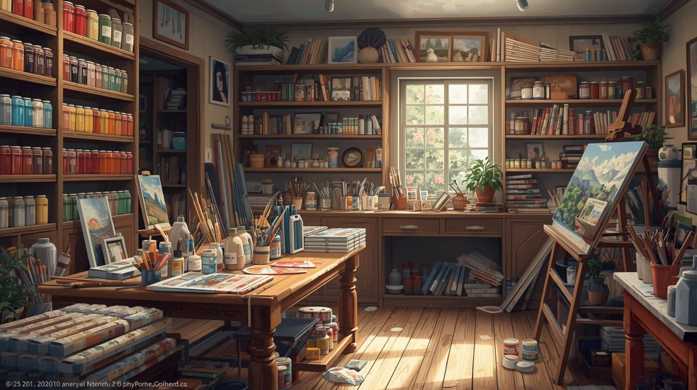 Safe Painting Materials for Healthy Home Studios