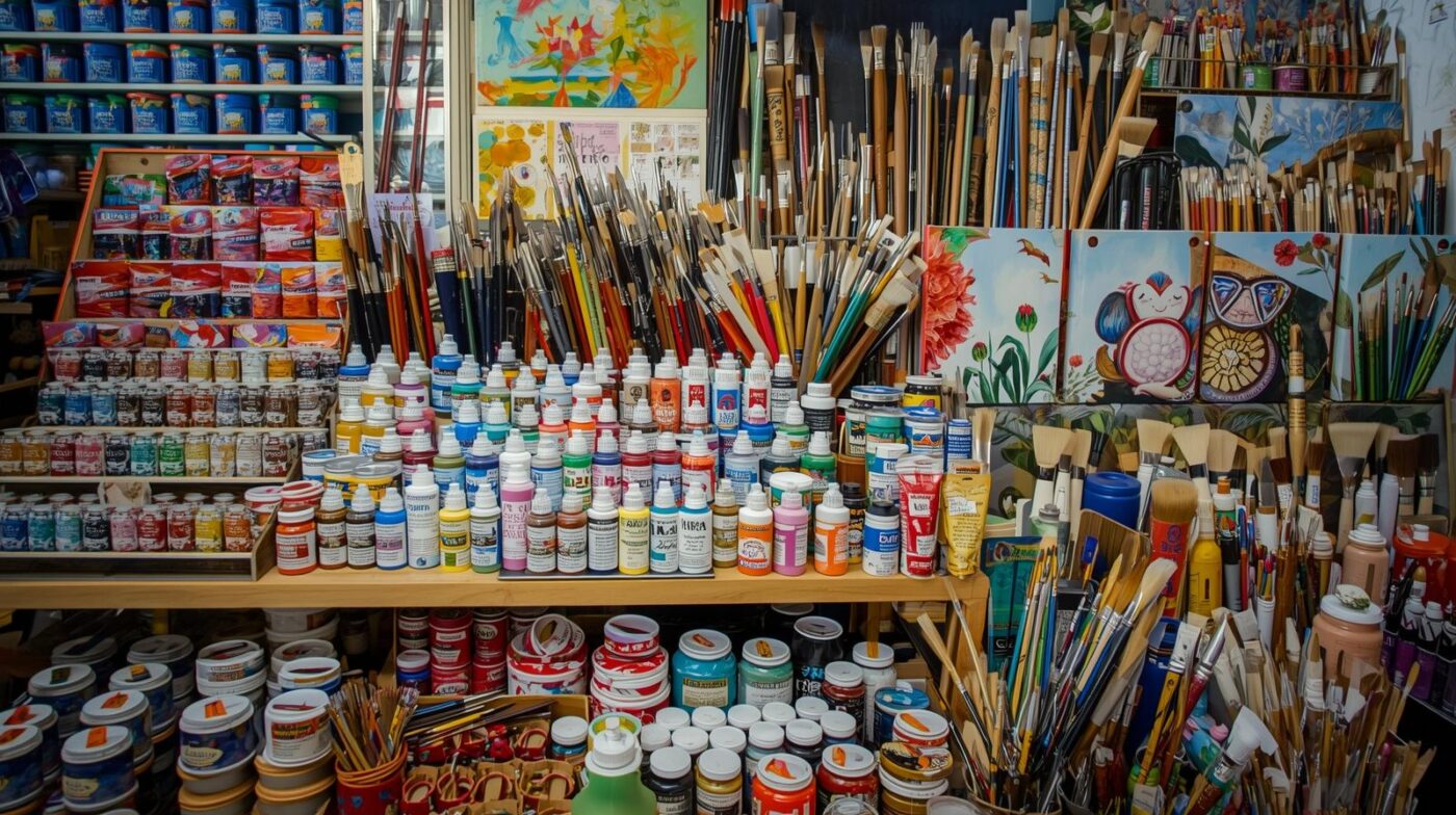 Choose Painting Materials for Wood, Glass, and Fabric
