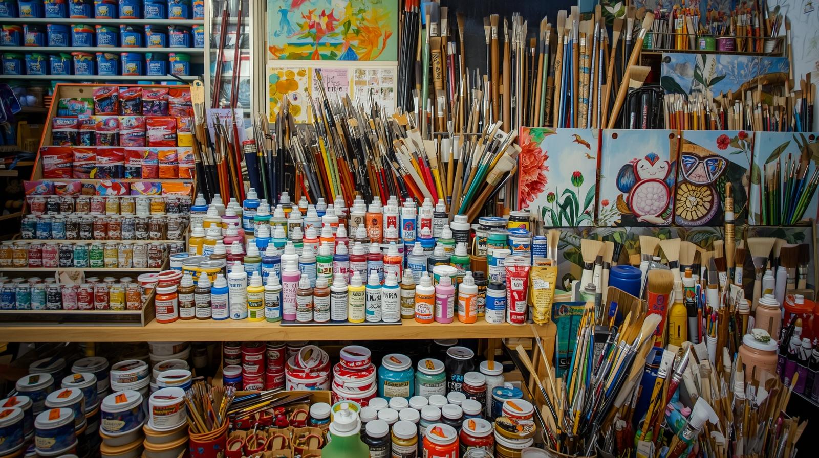 Choose Painting Materials for Wood, Glass, and Fabric