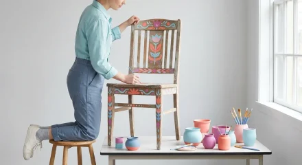 Transforming Old Treasures: Upcycle Furniture with Folk Art Designs