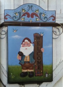 Garden Gate Greeting… Arne’s “Welcome”